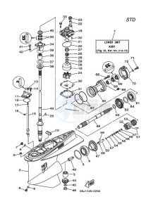 225FETOX drawing PROPELLER-HOUSING-AND-TRANSMISSION-1