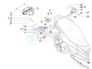 Runner 200 ST 4t e3 drawing Tail light - Turn signal lamps