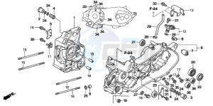 NSS250X FORZA X drawing CRANKCASE