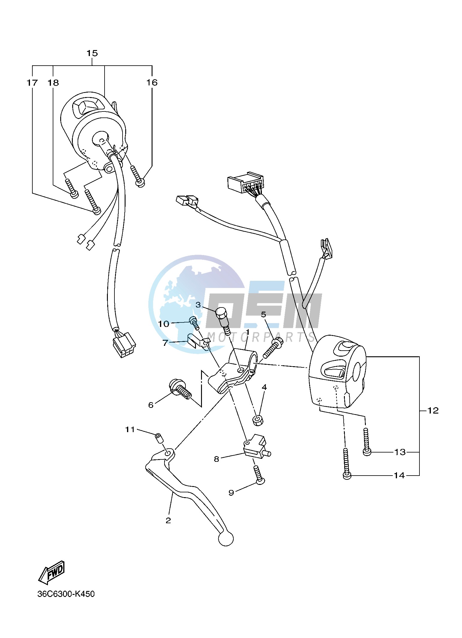 HANDLE SWITCH & LEVER