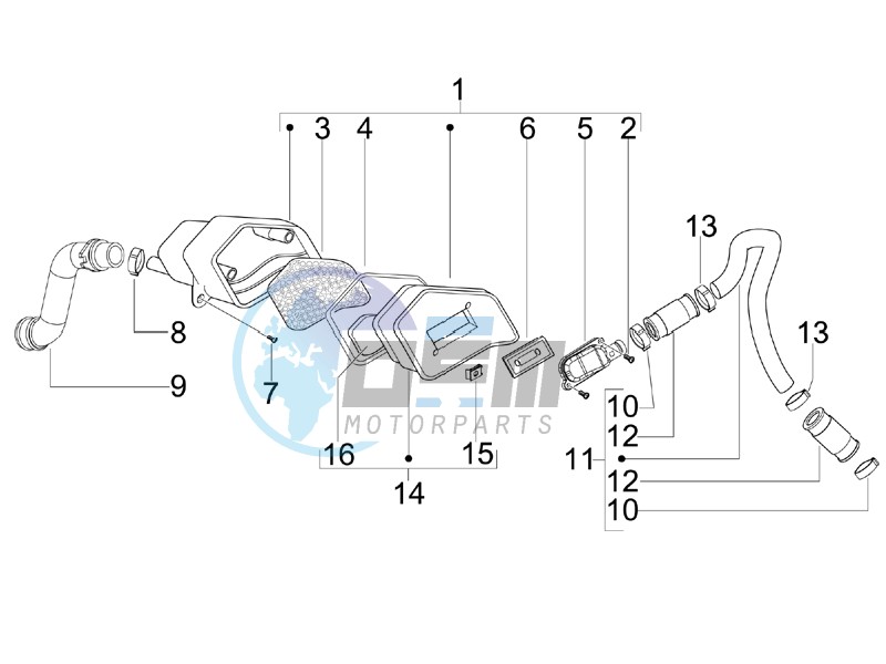 Secondairy air box