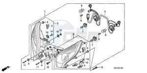 FES1259 Europe Direct - (ED) drawing HEADLIGHT