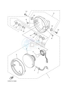 YBR125E (4P2T) drawing HEADLIGHT