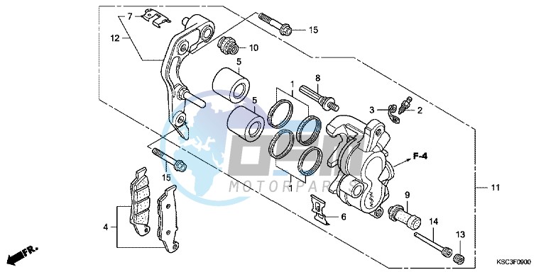 FRONT BRAKE CALIPER