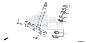 NC750SE NC750S Continue » Europe Direct - (ED) drawing STEERING STEM