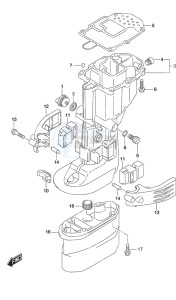 DF 9.9B drawing Drive Shaft Housing