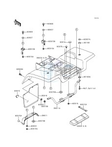 KEF 300 A [LAKOTA 300] (A2-A5) [LAKOTA 300] drawing REAR FENDER-- S- -