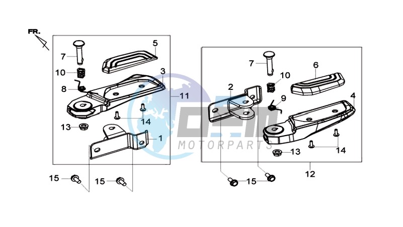 FOOTREST L / R
