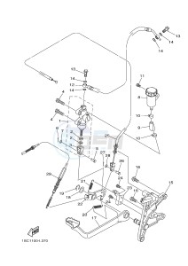 YFM300 RAPTOR 300 (1SC6 1SC7 1SC5) drawing REAR MASTER CYLINDER