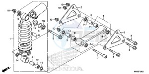 CBR1000RRG CBR1000 - Fireblade Europe Direct - (ED) drawing REAR CUSHION (CBR1000RR/ RA)