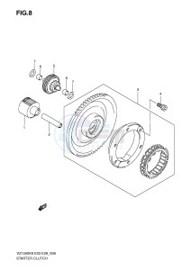 VZ1500 (E3-E28) drawing STARTER CLUTCH