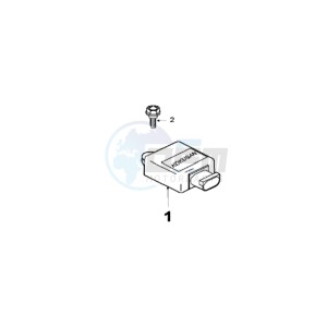 VIVA 3 L 50 2T drawing ELECTRONIC PART CDI UNIT KOKUSAN