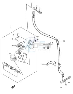 LS650 (E3-E28) SAVAGE drawing FRONT MASTER CYLINDER