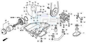 CB1300S CB1300SUPERBOLD'OR drawing OIL PAN/OIL PUMP