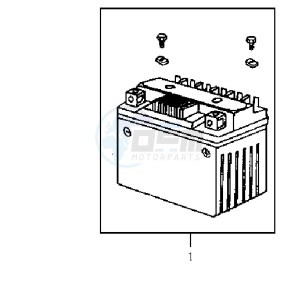 JET 50 BC ENGINE drawing BATTERY