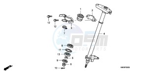 TRX400XC drawing STEERING SHAFT