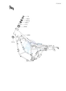 KZ 750 L [L3] drawing FRAME