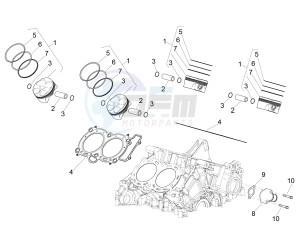 RSV4 1000 Racing Factory E4 ABS (EMEA, LATAM) drawing Cylinder - Piston