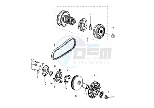 LUDIX 14 CLASSIC - 50 cc drawing CLUTCH