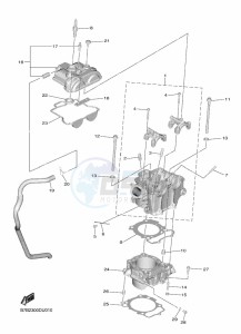 YZ250F (BSB7) drawing CYLINDER