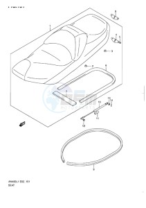 AN400 ABS BURGMAN EU drawing SEAT