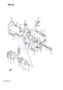 LT230E (E28) drawing REAR CALIPER