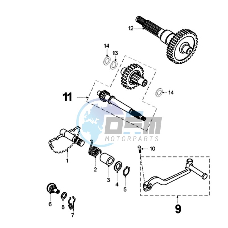 DRIVE SHAFTS / KICKSTARTER