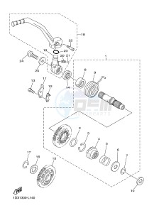 WR450F (1DXD 1DXB 1DXC 1DXE) drawing STARTER