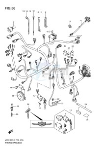 VLR1800 (E2) drawing WIRING HARNESS (VLR1800TL1 E2)