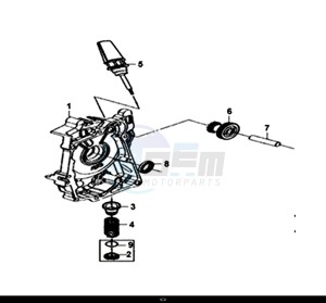 SYMPHONY CARGO 50 (AY05W7-EU) (L7-M0) drawing R. CRANK CASE COVER