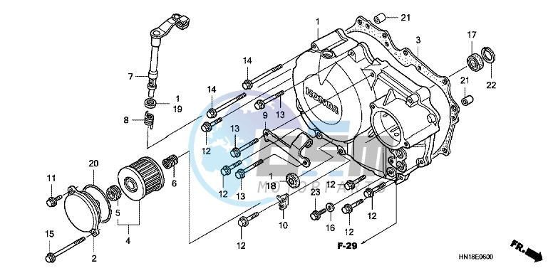 RIGHT CRANKCASE COVER