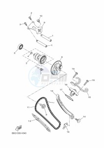 MT-125 MTN125-A (B6G2) drawing CAMSHAFT & CHAIN