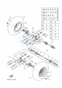 YFM450FWB KODIAK 450 (BJ5X) drawing REAR WHEEL