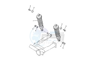 V-MAX 1200 drawing REAR SUSPENSION