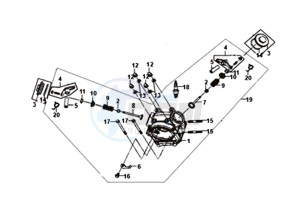 FIDDLE II 50 25KMH (L8) NL EURO4 drawing CYLINDER HEAD KPL.