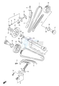 TL1000R (E2) drawing CAM CHAIN