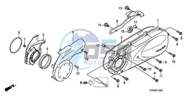 LEFT CRANKCASE COVER