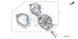 CBR1000RA9 E / ABS MKH REP drawing METER