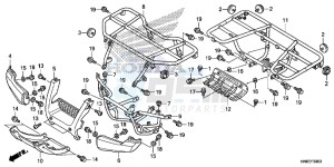 TRX680FAG Wave 110 - AFS110 UK - (E) drawing CARRIER