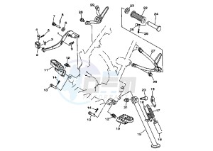 DT R 125 drawing STAND-FOOTREST