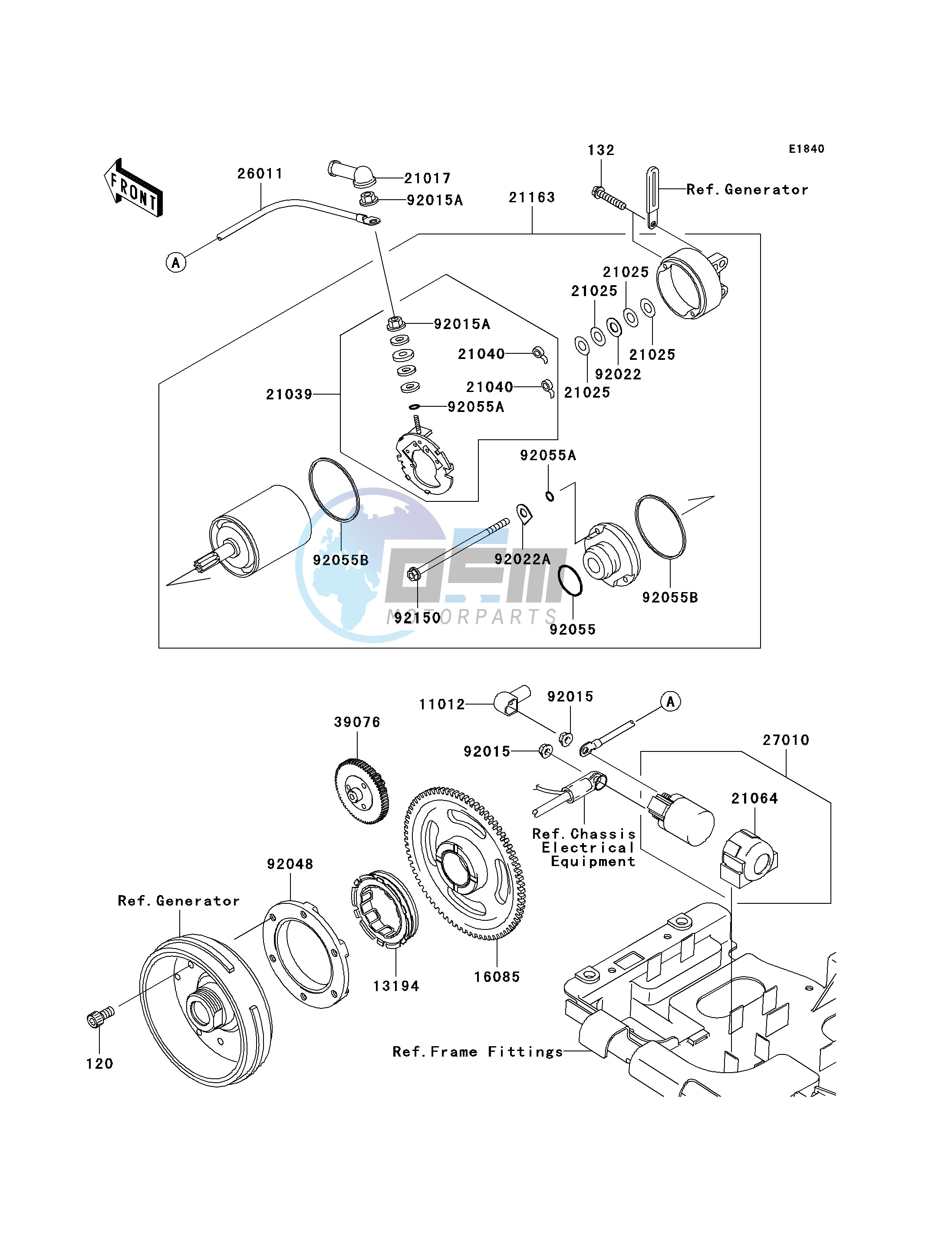 STARTER MOTOR-- A6F- -