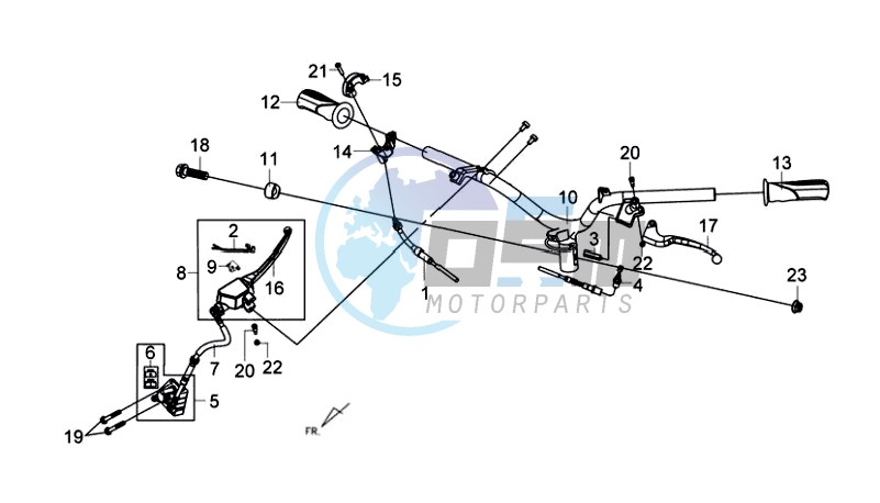 HANDLEBAR KLEMPLATEN