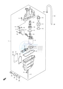 DF 40A drawing Fuel Vapor Separator