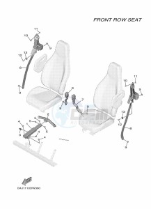 YXF1000EWS YX10FRPSN (B4JC) drawing SEAT 2