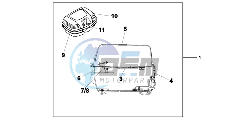 45L TOP BOX (ON/ OFF)