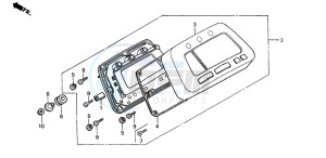 TRX350FE FOURTRAX 350 4X4ES drawing METER