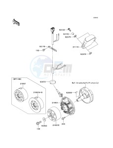 KX 125 M (M2) drawing GENERATOR