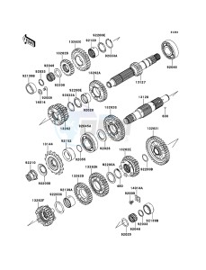 VERSYS KLE650CEF XX (EU ME A(FRICA) drawing Transmission