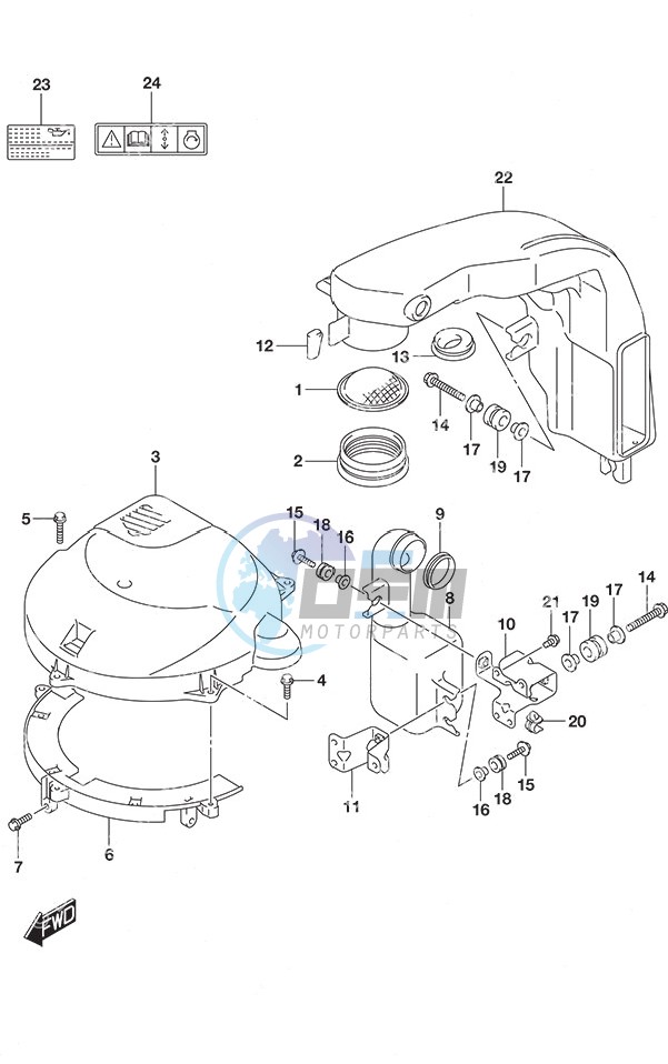 Silencer/Ring Gear Cover