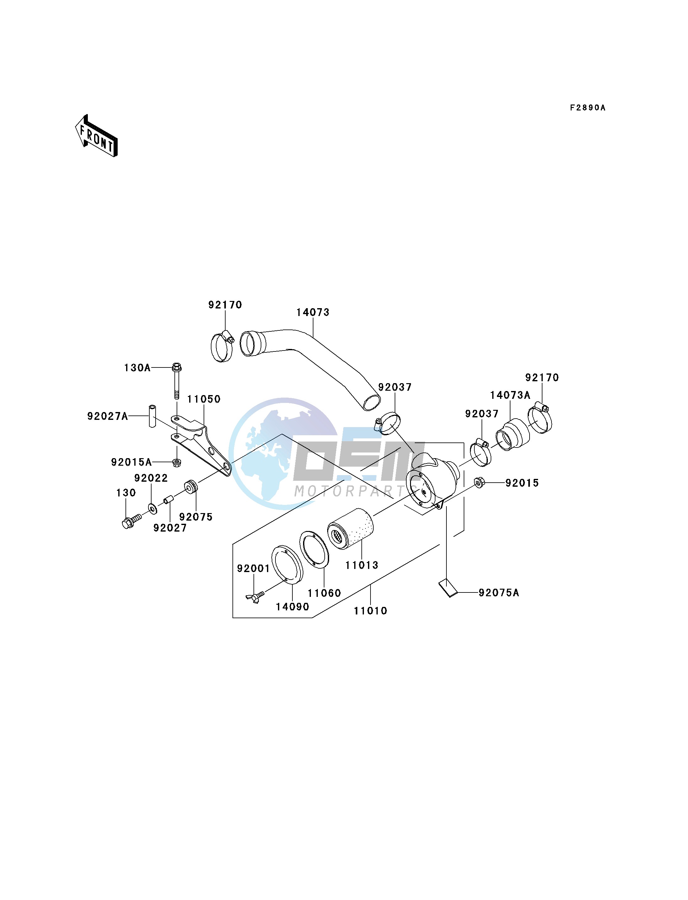 OPTIONAL PARTS-- AIR CLEANER-BEL CON- -